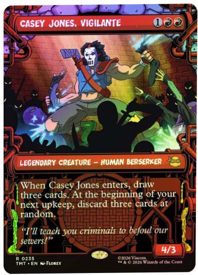 Casey Jones, Vigilante [Showcase Foil] #235