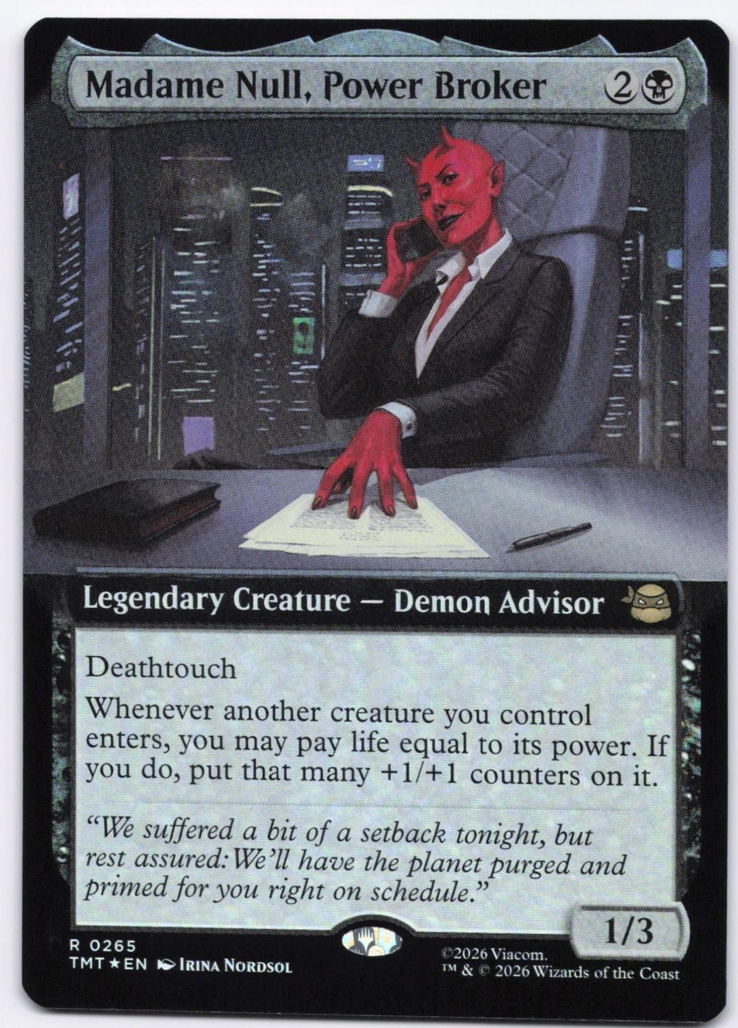 Madame Null, Power Broker [Extended Art Foil] #265