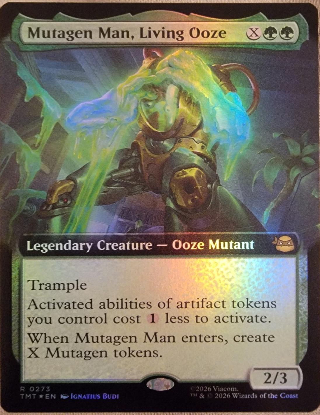 Mutagen Man, Living Ooze [Extended Art Foil] #273