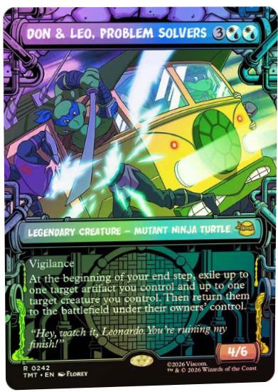 Don & Leo, Problem Solvers [Showcase Foil] #242