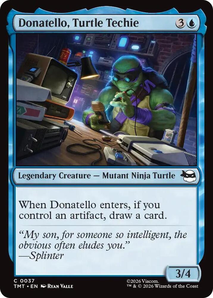 Donatello, Turtle Techie [Foil] #32