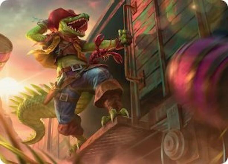 Leatherhead, Iron Gator Art Card #43