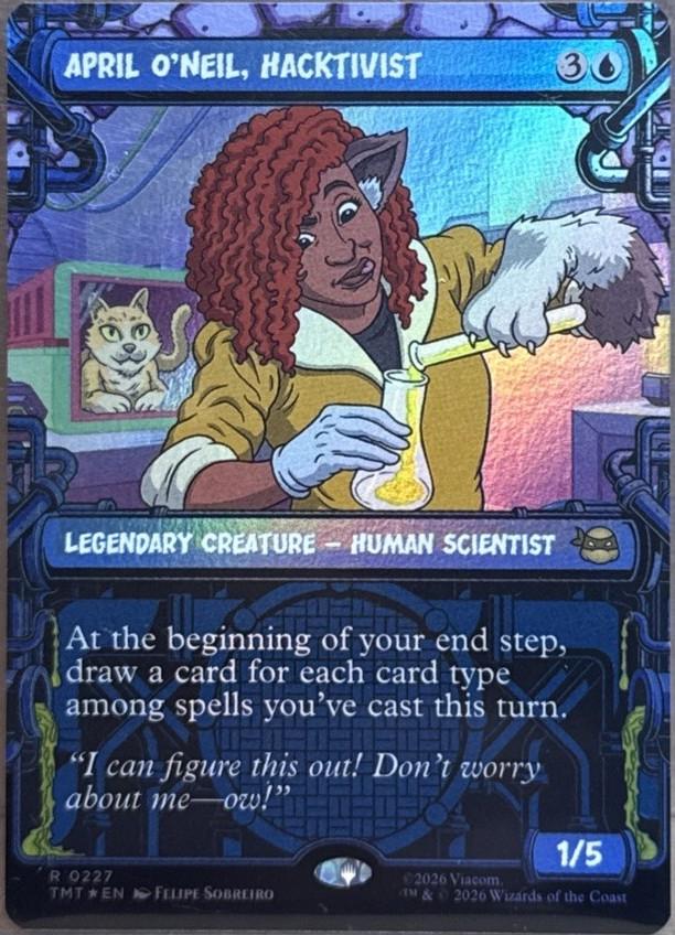 April O'Neil, Hacktivist [Showcase Foil] #227