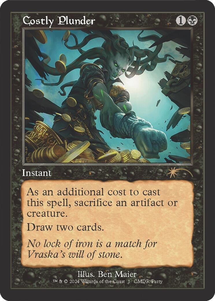 Costly Plunder [Retro Frame Foil] #1