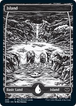Island [Moonlit Land Foil] #409