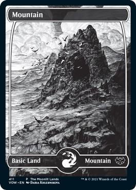 Mountain [Moonlit Land Foil] #411