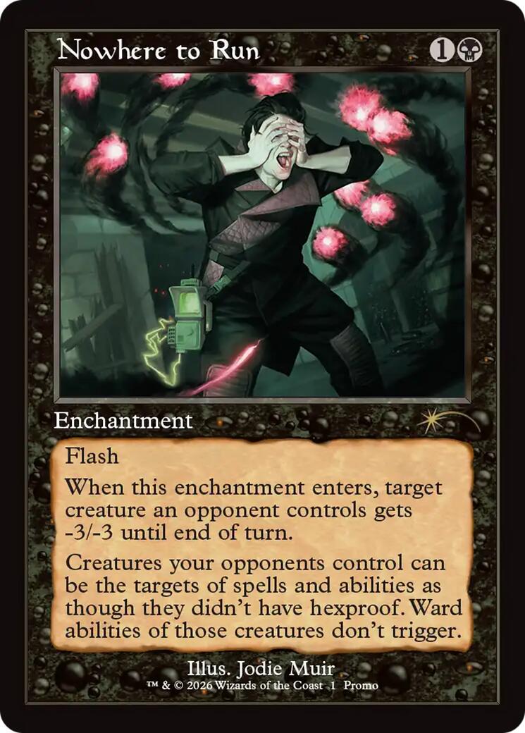 Nowhere to Run [Retro Frame Foil] #1