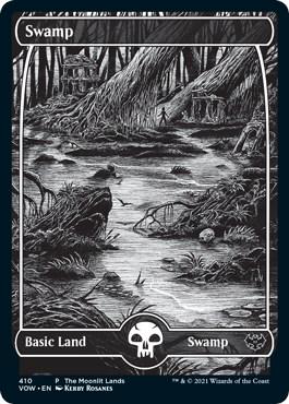 Swamp [Moonlit Land Foil] #410