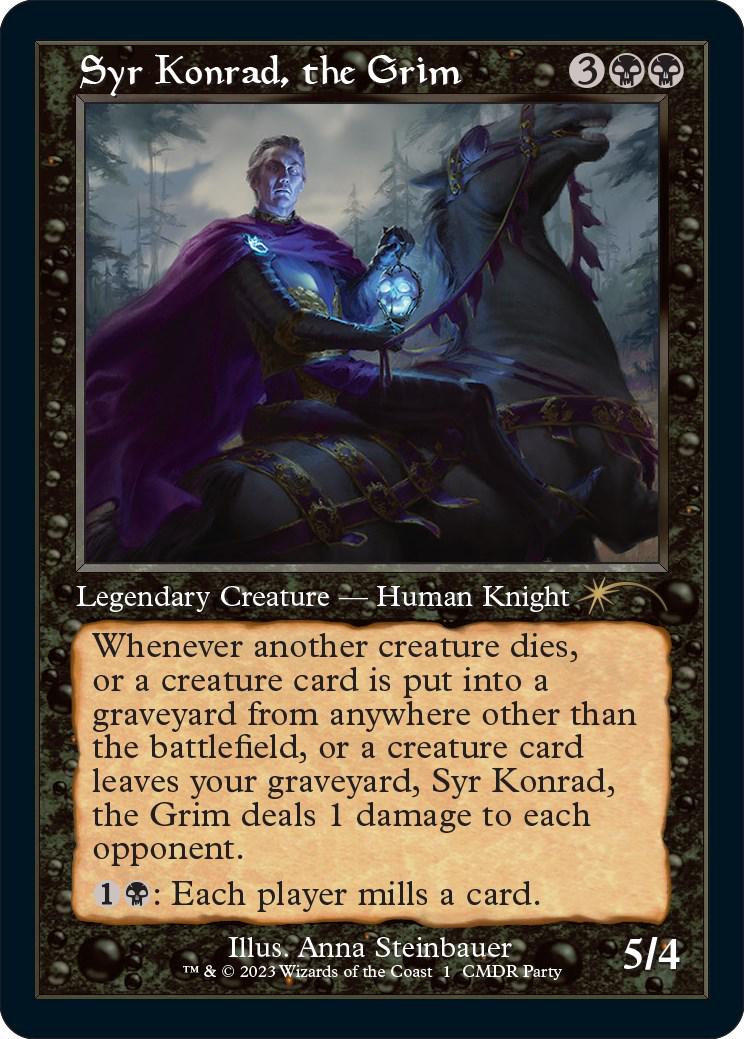 Syr Konrad, the Grim [Retro Frame Foil] #1