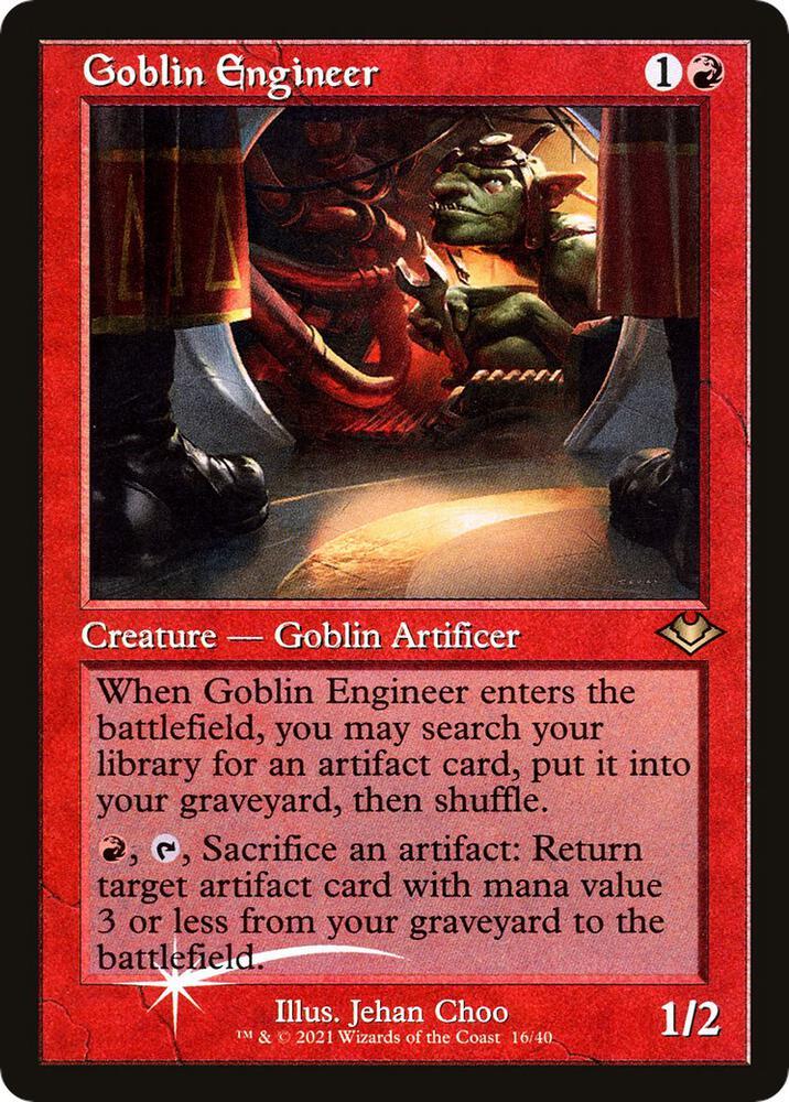 Goblin Engineer [Retro Frame Foil] #16
