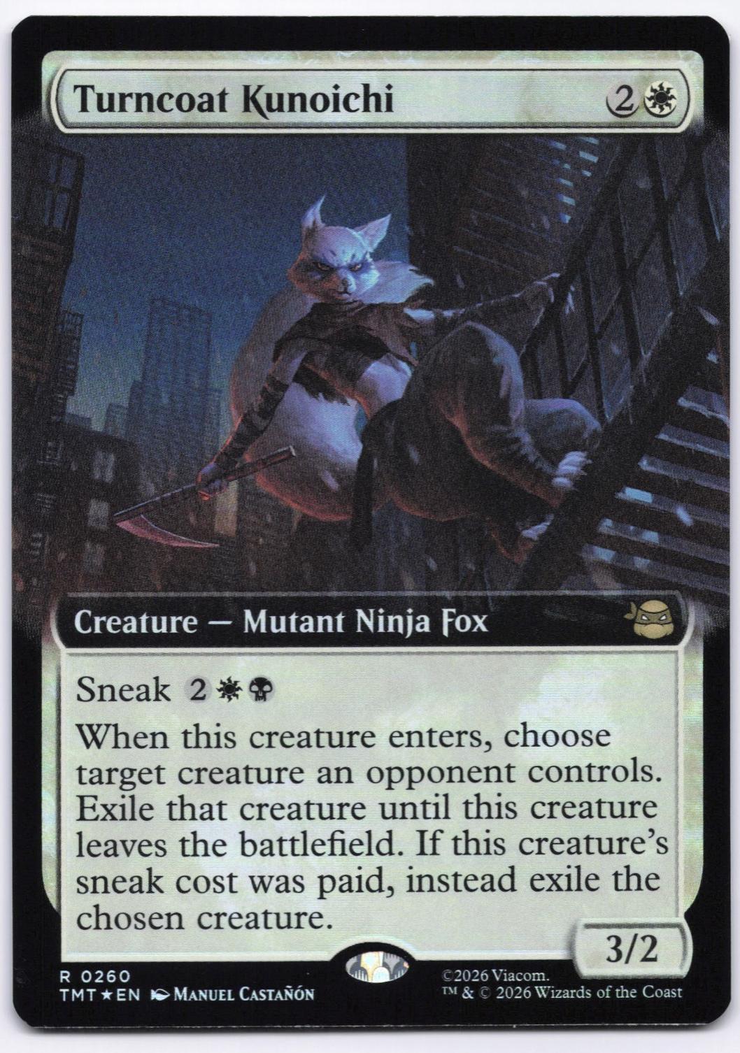 Turncoat Kunoichi [Extended Art Foil] #260