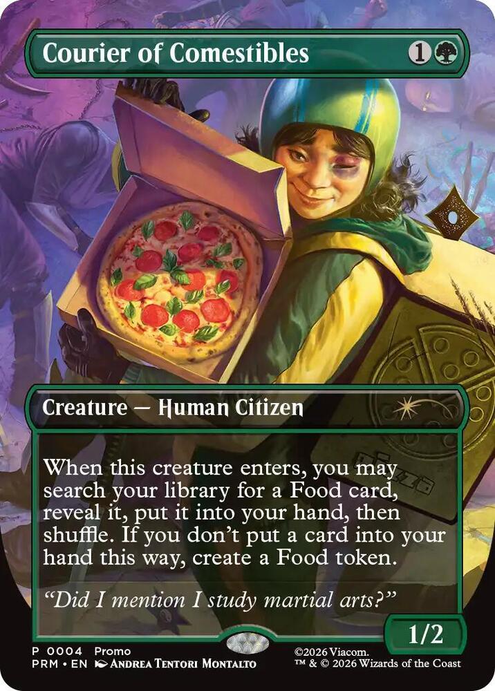 Courier Of Comestibles [Borderless Promo] #4