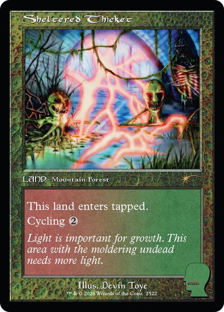 Sheltered Thicket [Foil] #2522
