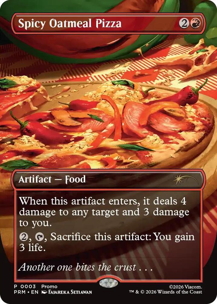 Spicy Oatmeal Pizza [Borderless Promo] #3