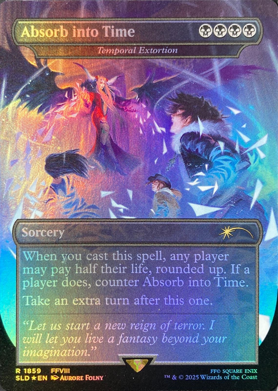 Absorb Into Time - Temporal Extortion [Rainbow Foil] #1859