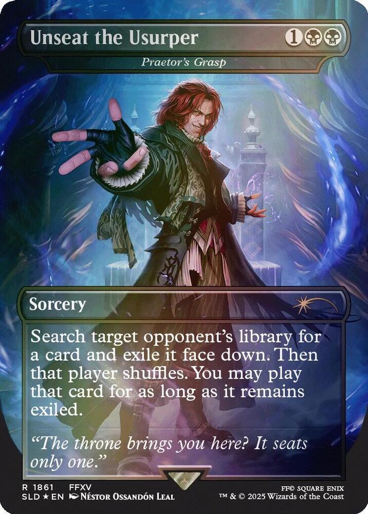 Unseat The Usurper - Praetor's Grasp [Rainbow Foil] #1861