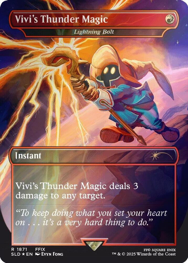 Vivi's Thunder Magic - Lightning Bolt [Rainbow Foil] #1871