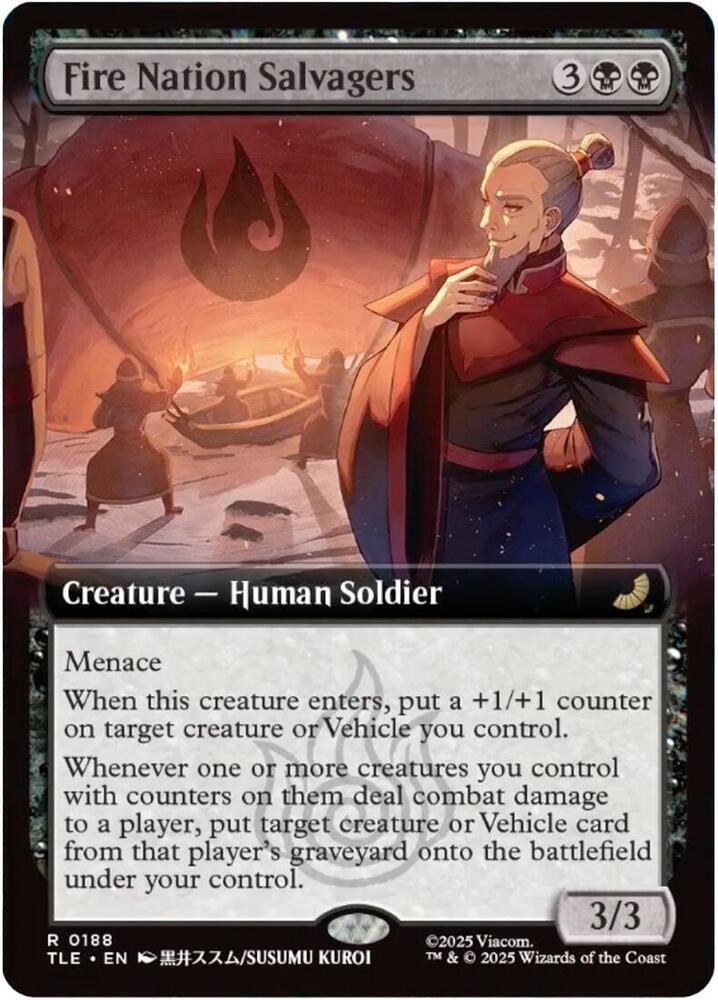 Fire Nation Salvagers [Extended Art Foil] #188