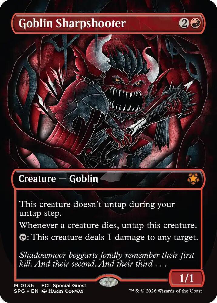 Goblin Sharpshooter [Borderless Foil] #136 #136
