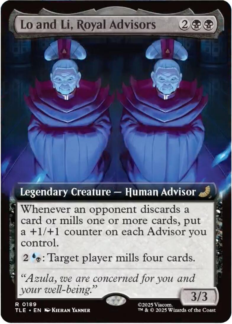 Lo And Li, Royal Advisors [Extended Art Foil] #189