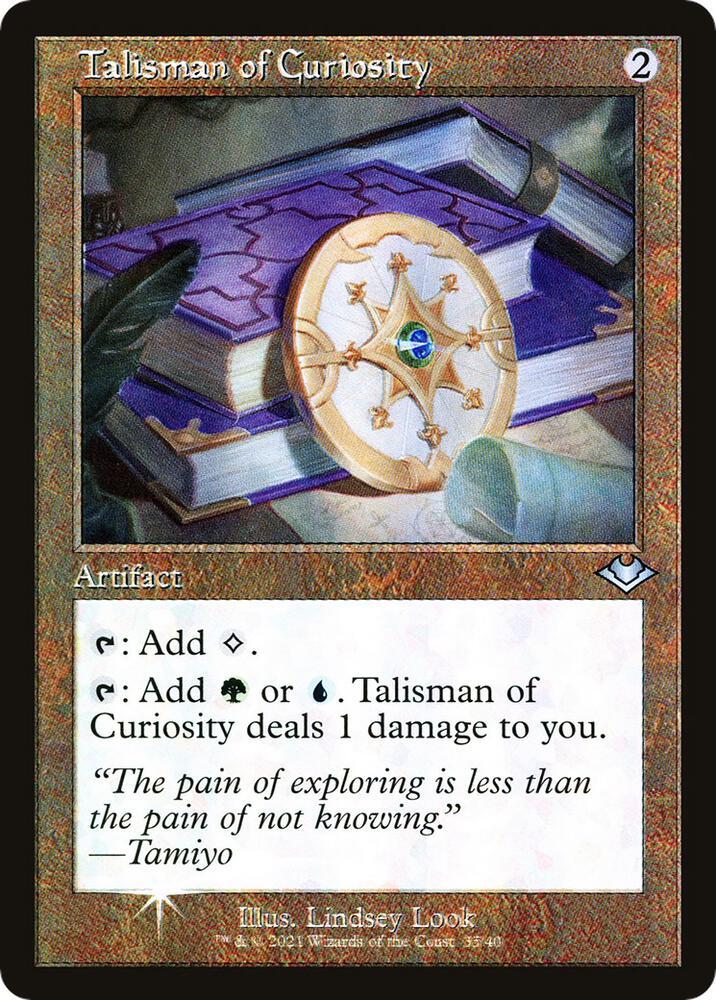 Talisman of Curiosity [Retro Frame Foil] #35