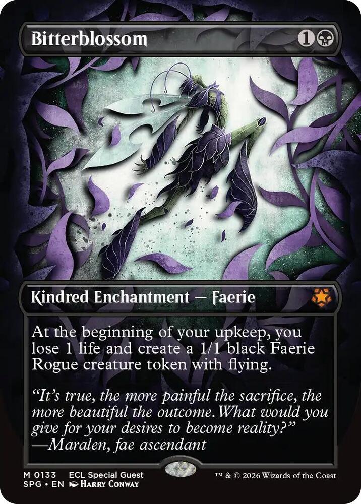 Bitterblossom [Borderless Foil] #133