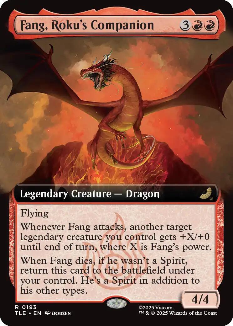 Fang, Roku's Companion [Extended Art Foil] #193