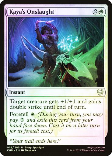 Kaya's Onslaught [Foil] #18