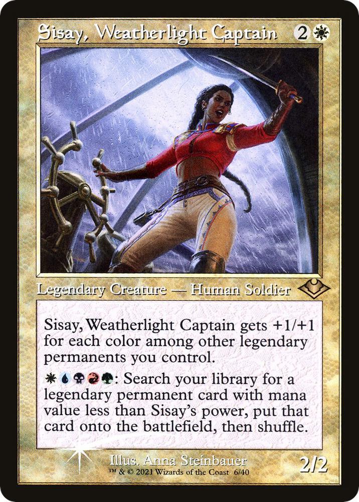 Sisay Weatherlight Captain [Retro Foil] #6