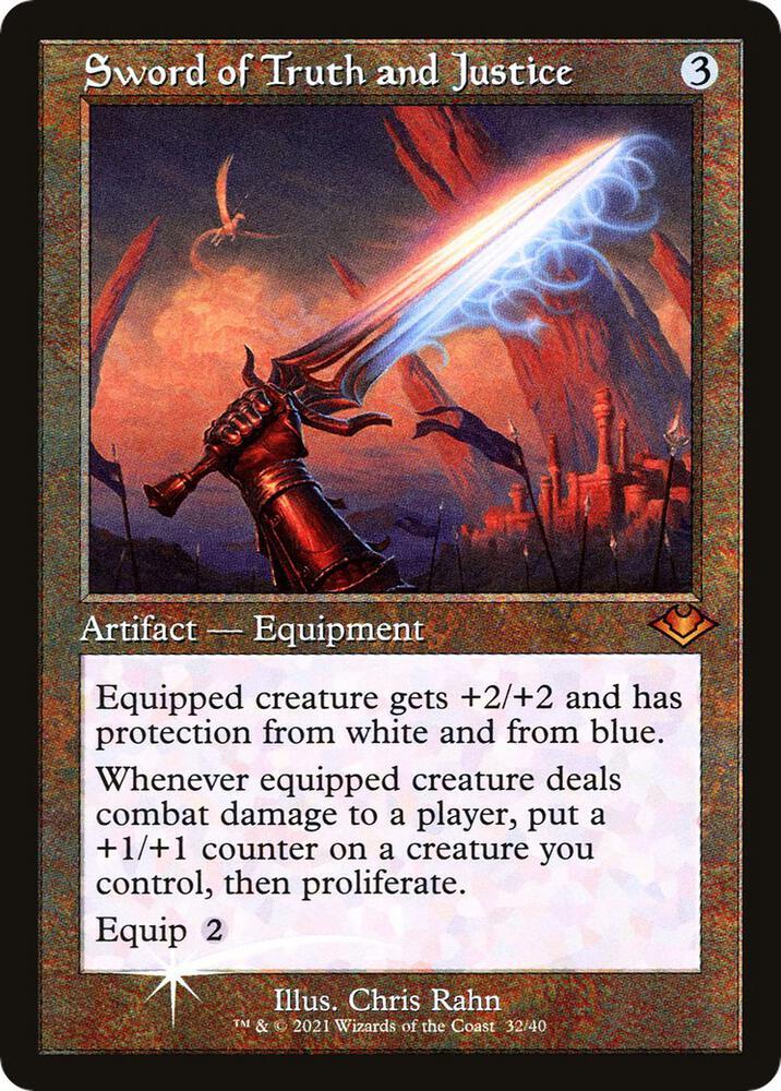 Sword of Truth and Justice [Retro Foil] #32