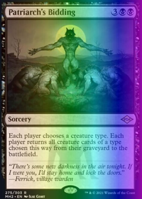 Patriarch's Bidding [Foil] #275