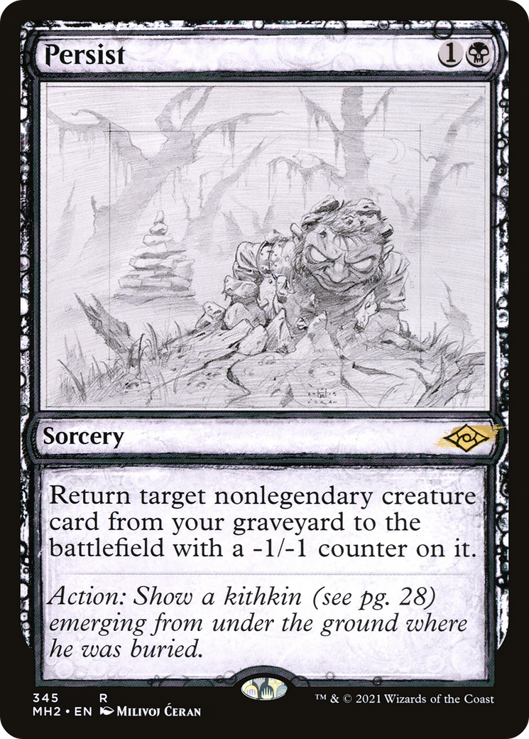 Persist [Showcase Foil] #345