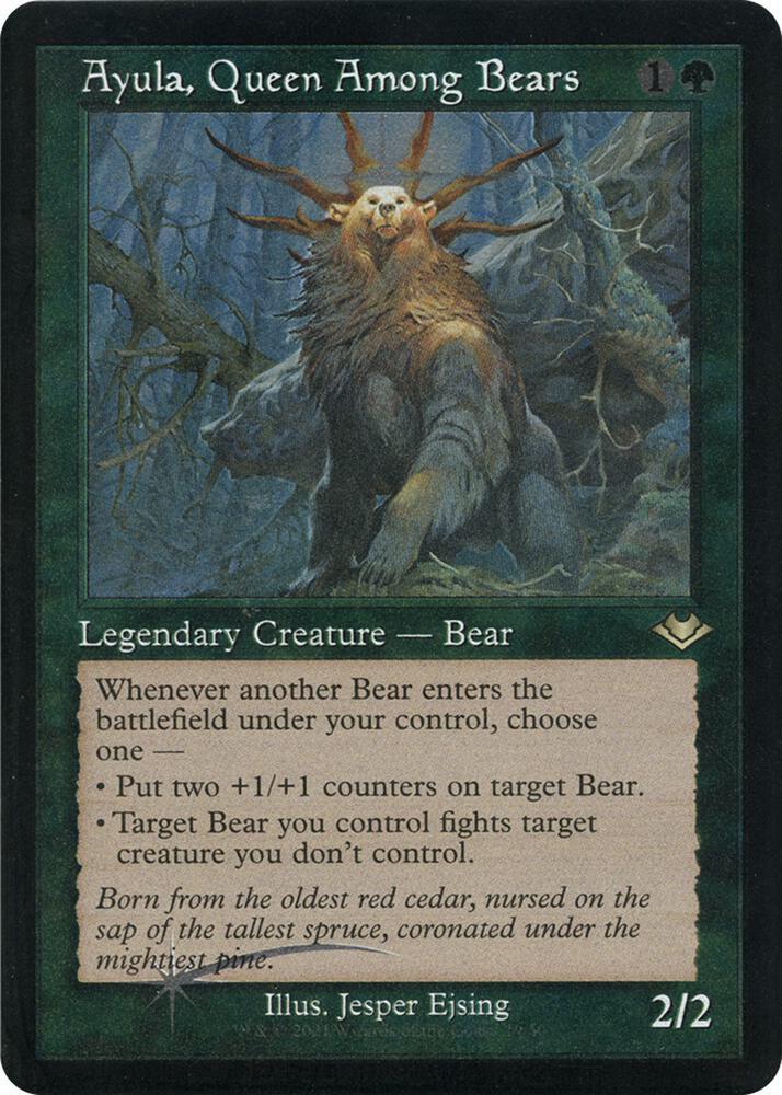 Ayula, Queen Among Bears [Retro Etched Foil] #19