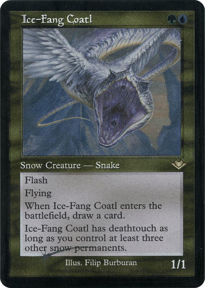 Ice-Fang Coatl [Retro Etched Foil] #27