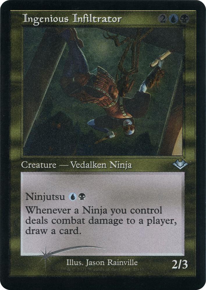 Ingenious Infiltrator [Retro Etched Foil] #28