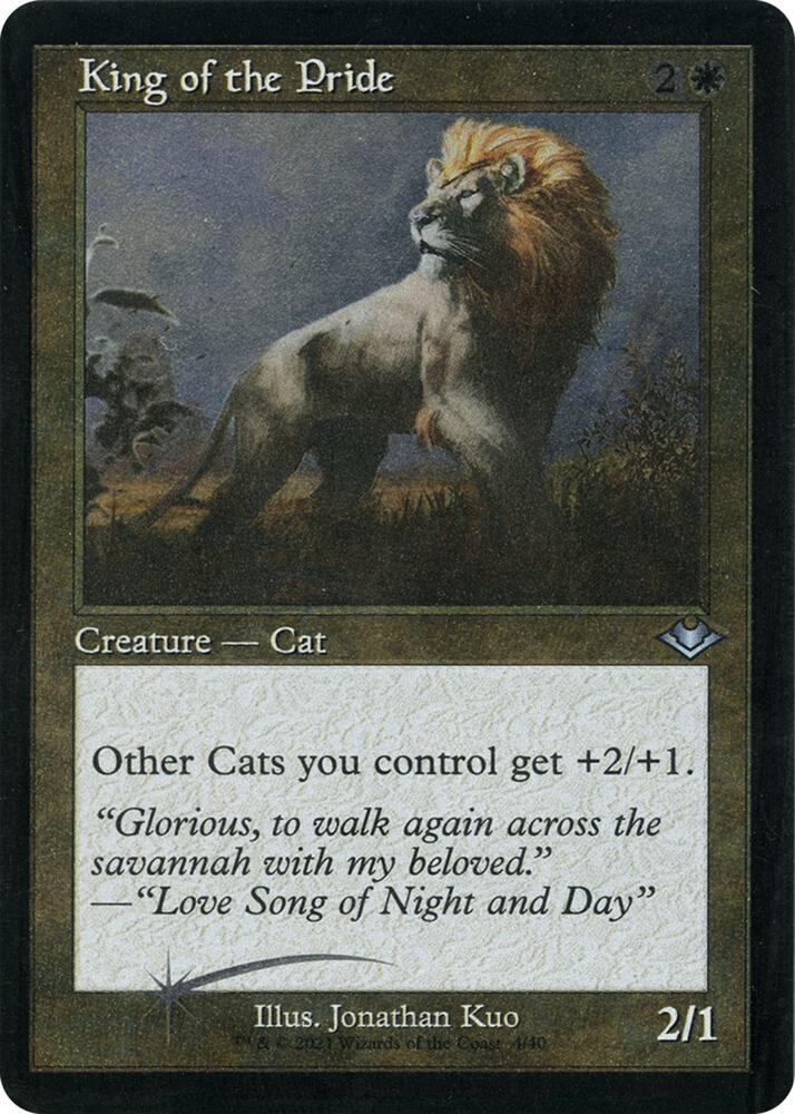 King Of The Pride [Retro Etched Foil] #4