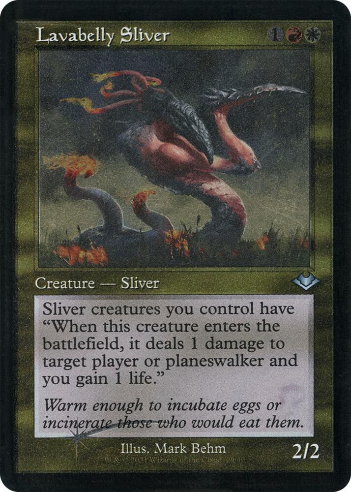 Lavabelly Sliver [Retro Etched Foil] #29