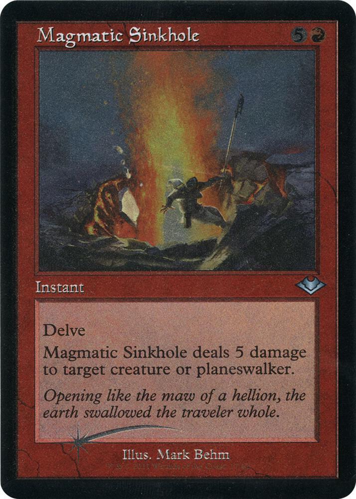 Magmatic Sinkhole [Retro Etched Foil] #17