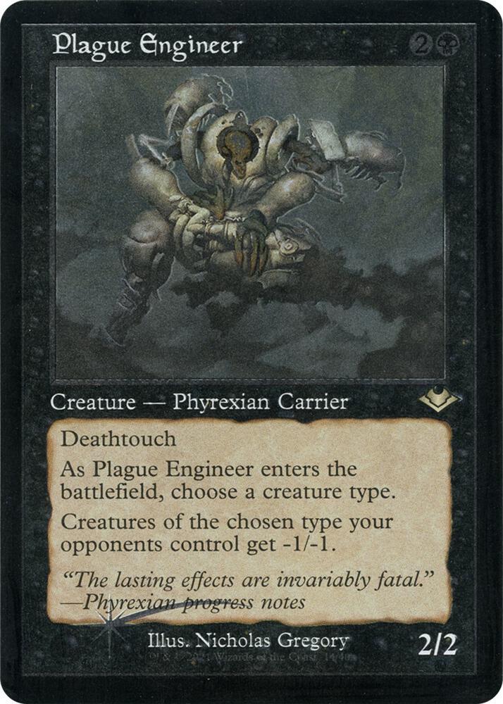 Plague Engineer [Retro Etched Foil] #14