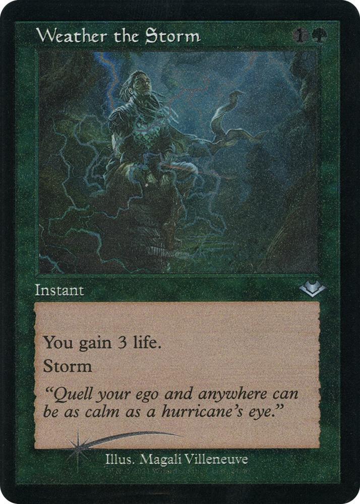 Weather The Storm [Retro Etched Foil] #24