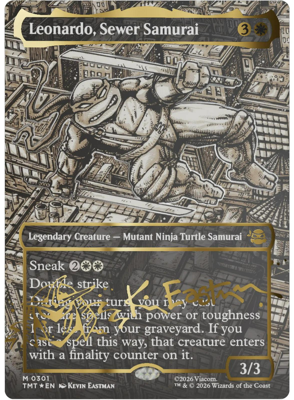 Leonardo, Sewer Samurai [Signature] #301