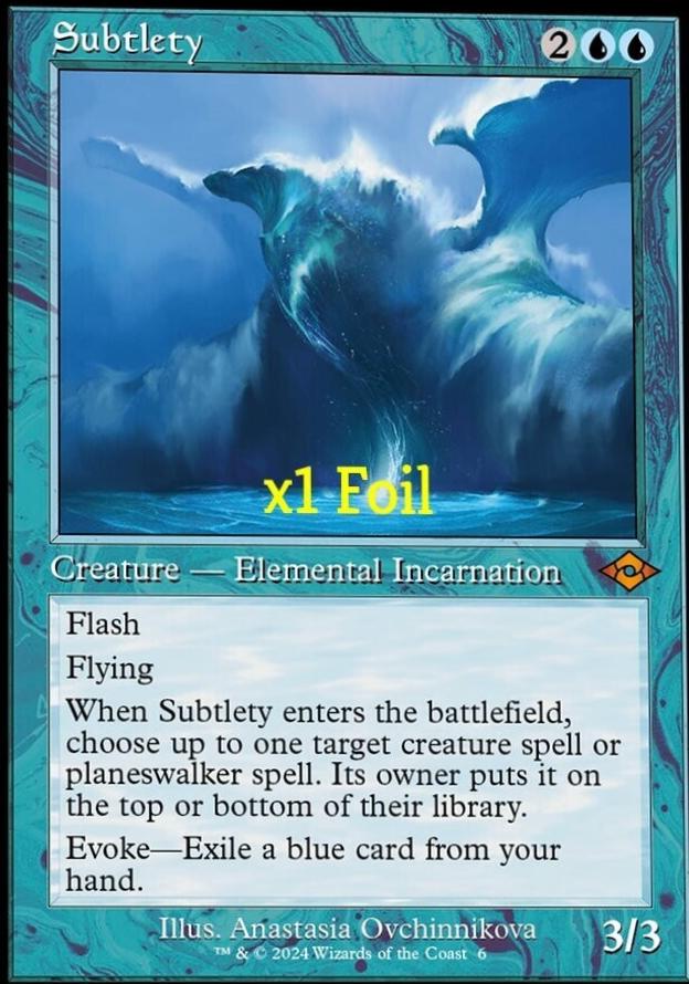 Subtlety [Retro Foil] #6