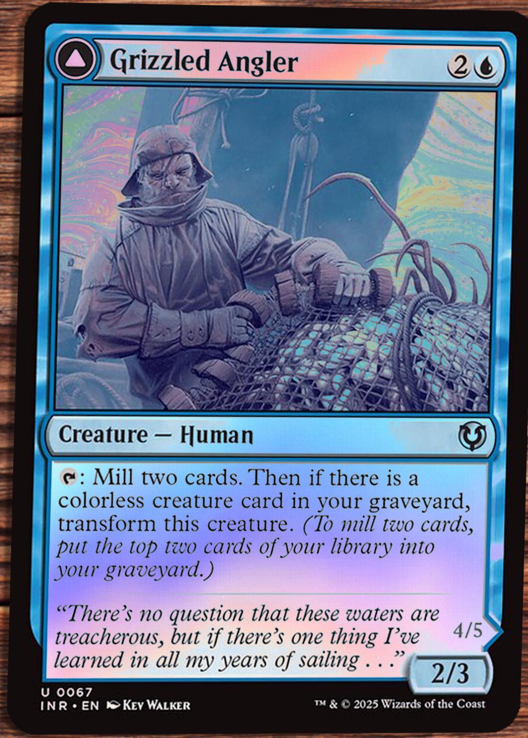 Grizzled Angler // Grisly Anglerfish [Foil] #67