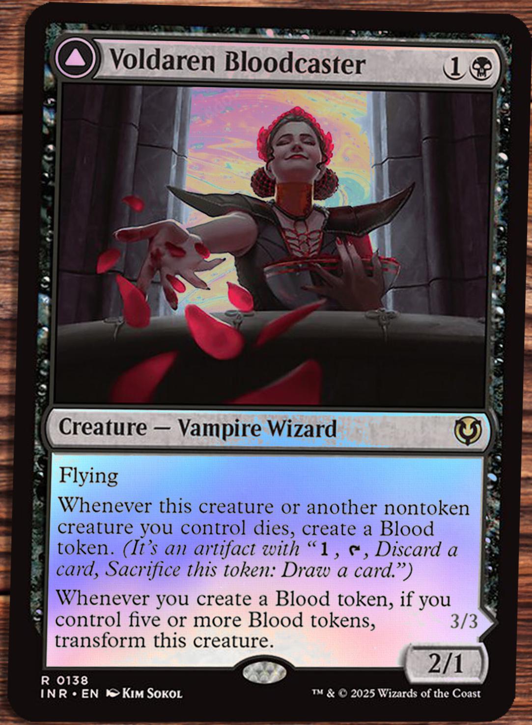 Voldaren Bloodcaster // Bloodbat Summoner [Foil] #138