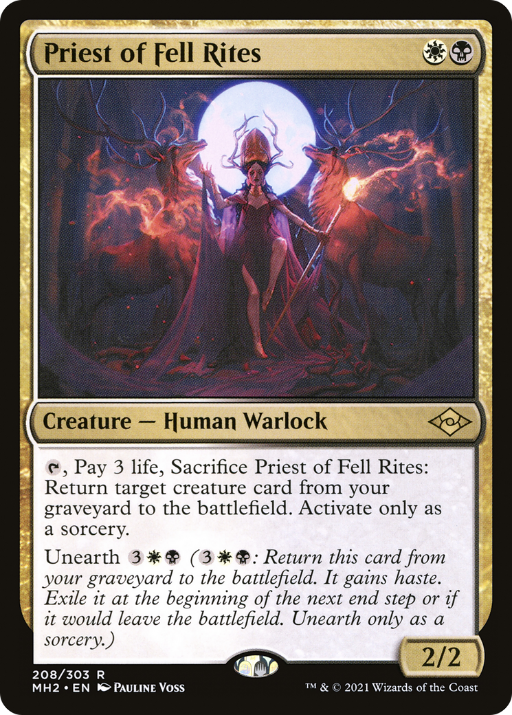 Priest of Fell Rites [Foil] #208