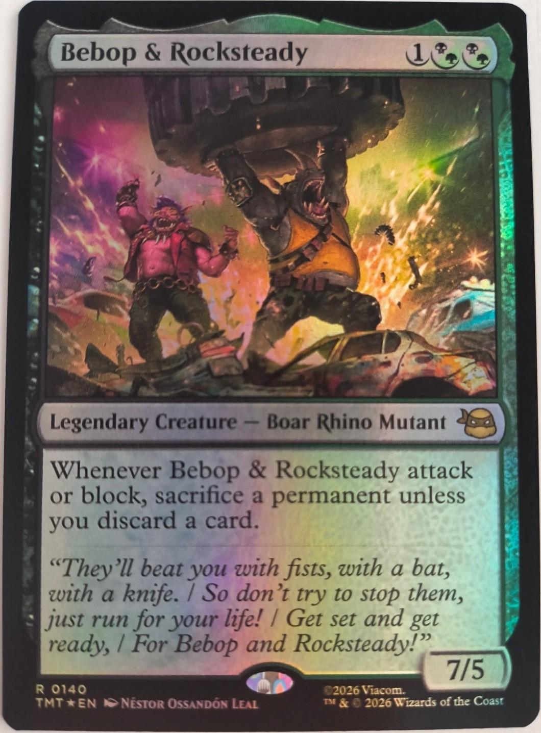 Bebop & Rocksteady [Foil] #140 #140