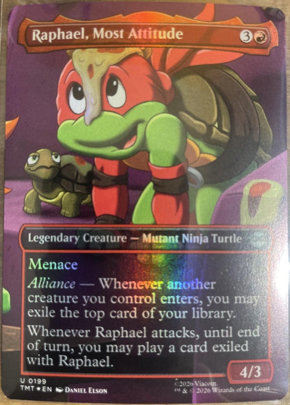 Raphael, Most Attitude [Borderless Foil] #199 #199