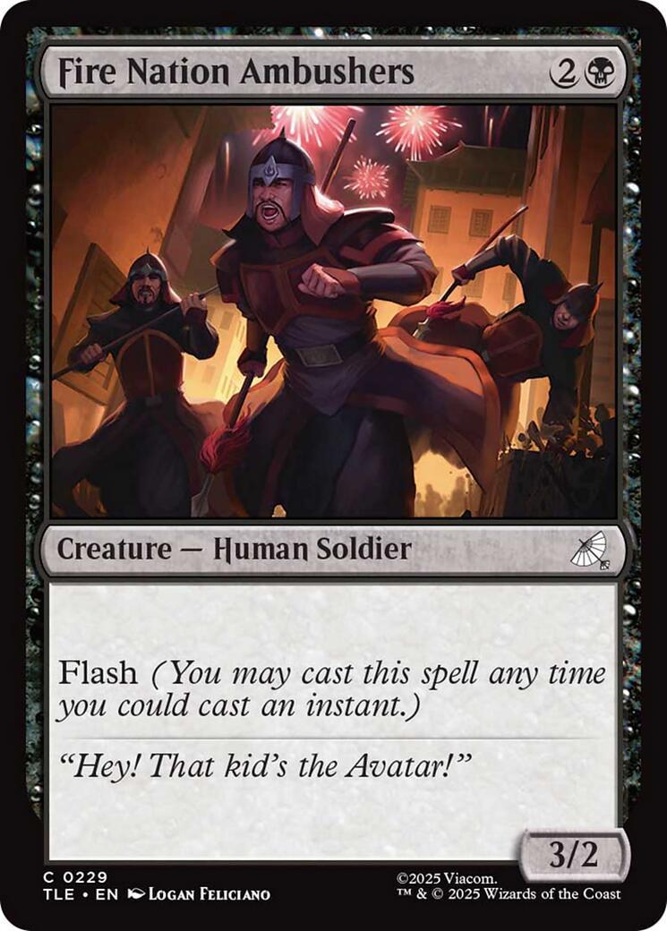 Fire Nation Ambushers [Foil] #229