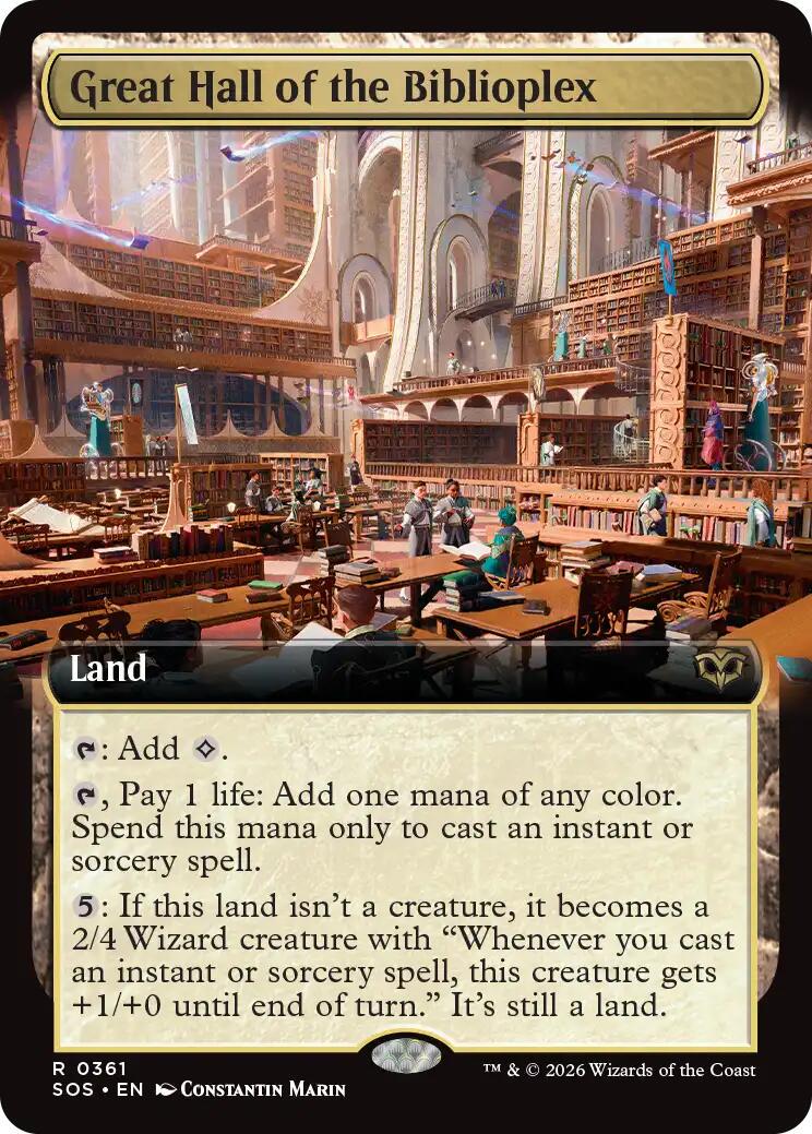 Great Hall of the Biblioplex [Extended Art] #361