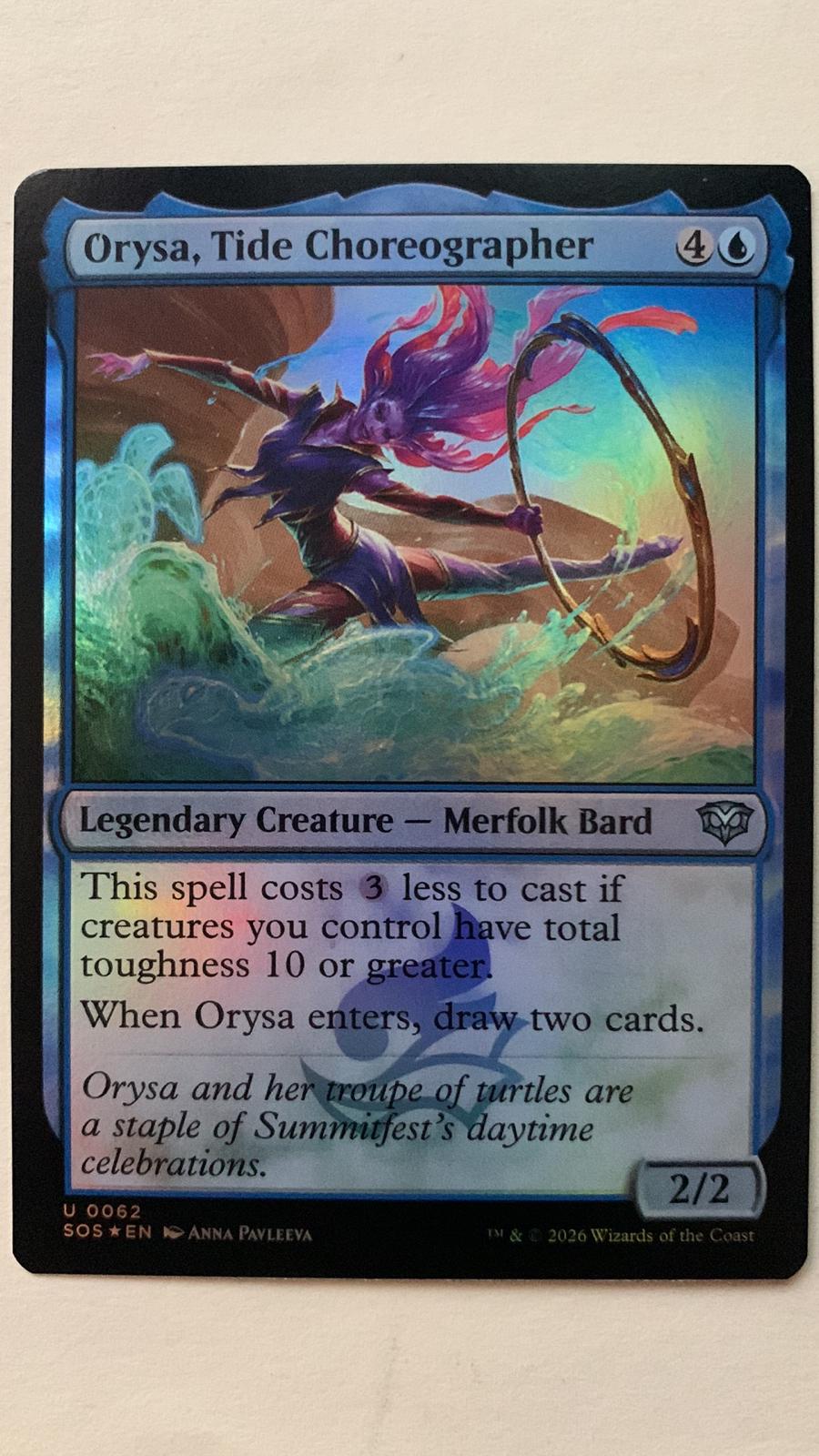 Orysa, Tide Choreographer [Foil] #62